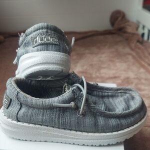 Hey Dude Boys Toddler Gray Casual Slip-o  Shoes Size K8